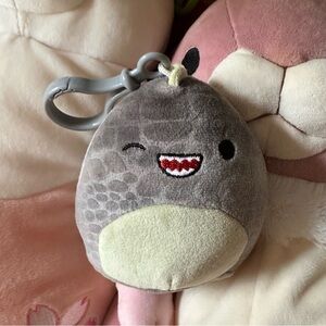 Squishmallow Dino Clip Keychain Dinosaur
